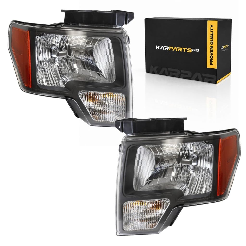 Right headlamp assembly composite new aftermarket replacement Ford F-150 2010