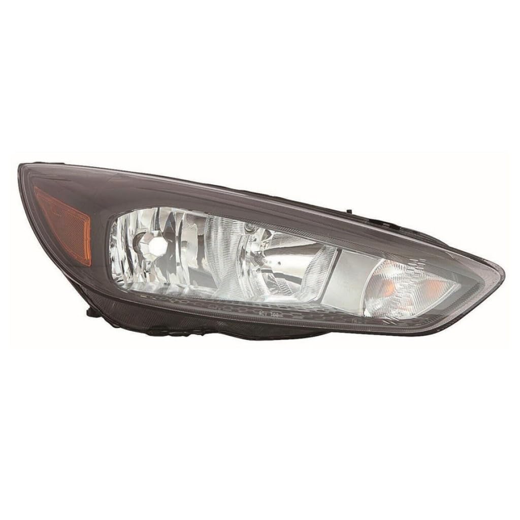 Right headlamp assembly composite new CAPA certified aftermarket Ford Focus 2015-2018