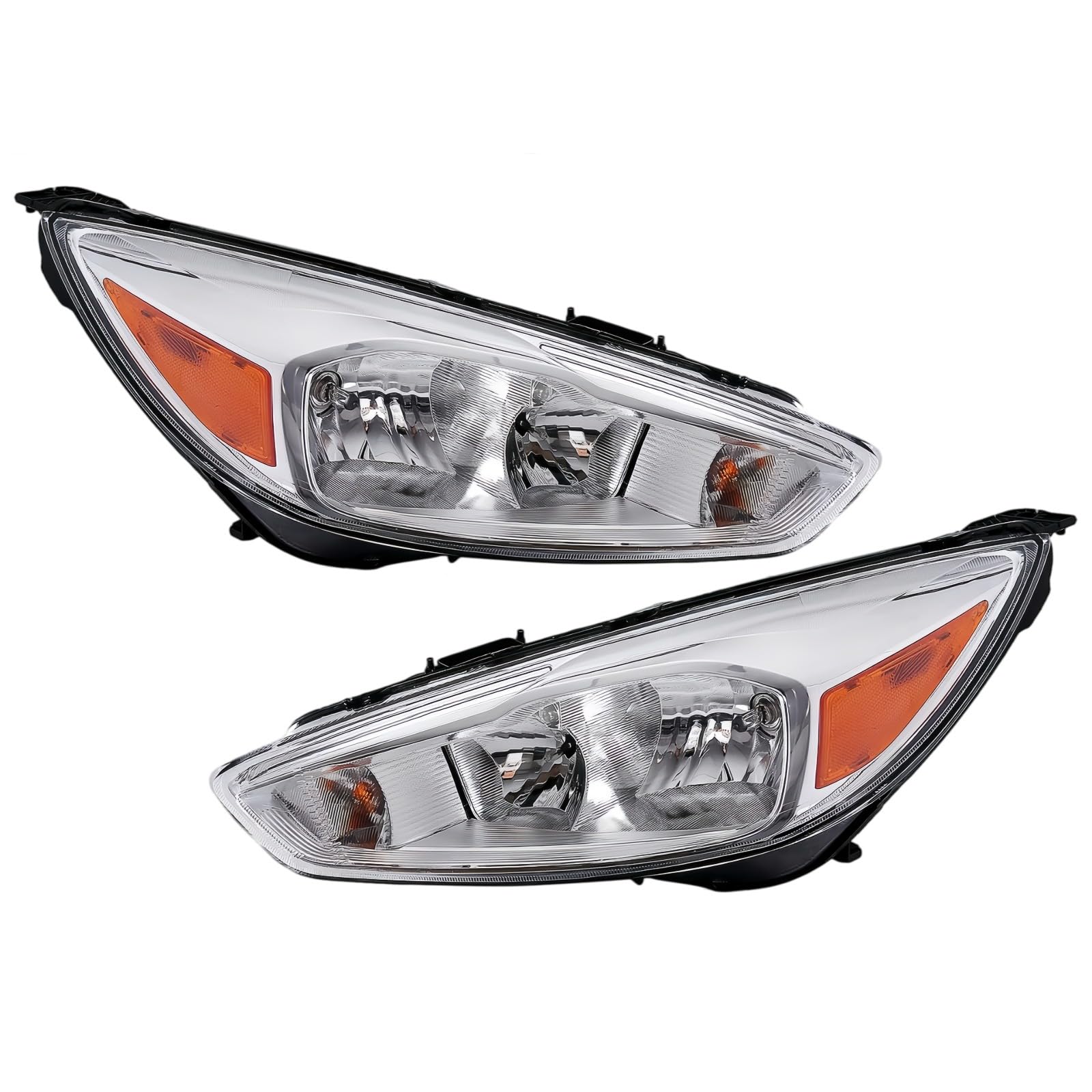 Right headlamp assembly composite new CAPA certified aftermarket Ford Focus 2015-2018