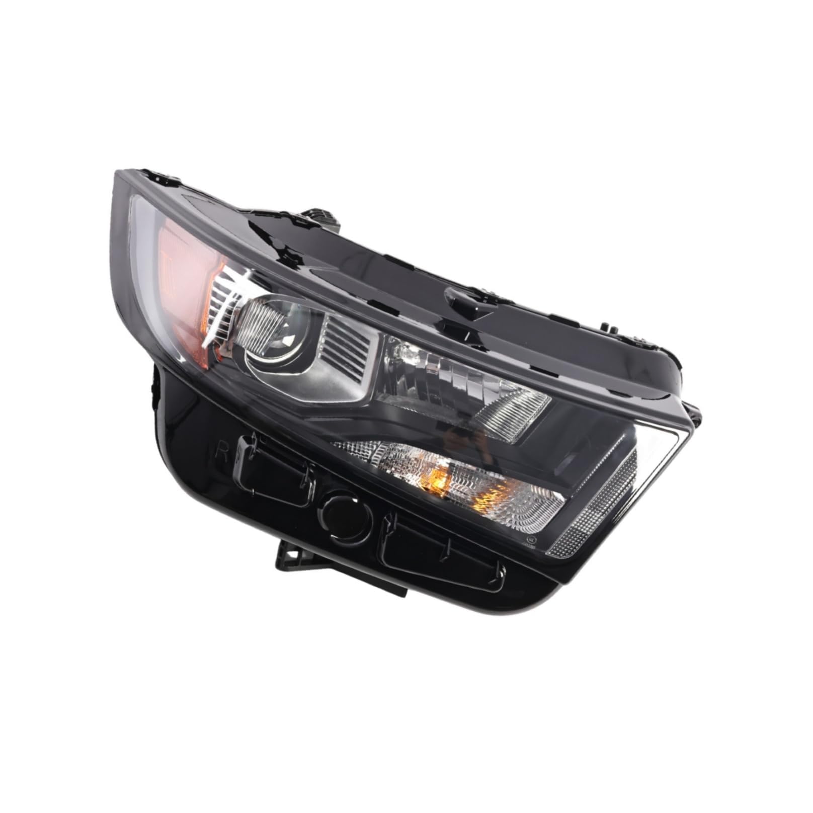 Right headlamp assembly composite new aftermarket replacement Ford Edge 2015-2018