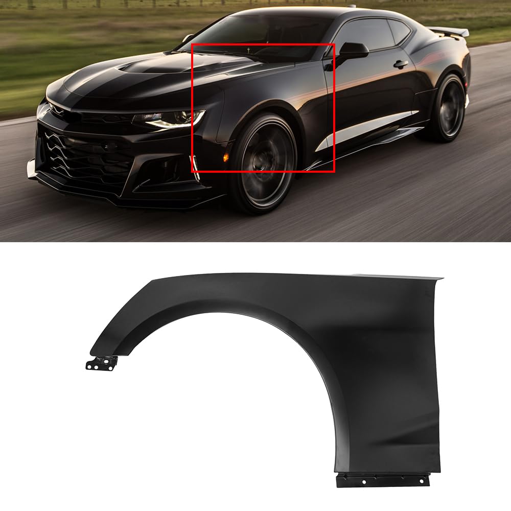 Left front fender assembly new aftermarket replacement Chevrolet Camaro 2016-2024