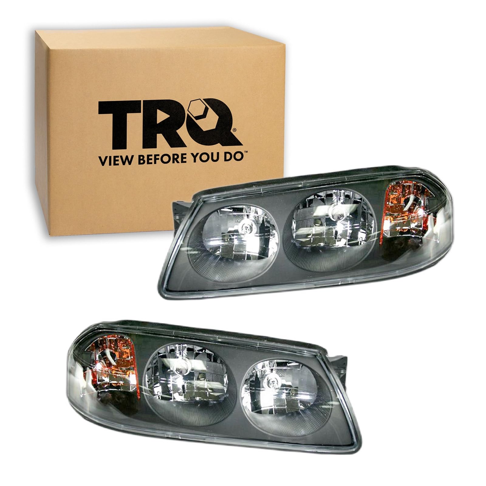 Left headlamp assembly composite new CAPA certified aftermarket Chevrolet Impala 2004-2005