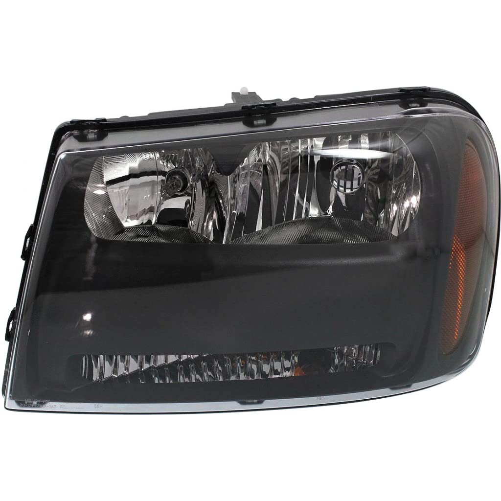Left headlamp assembly composite new aftermarket replacement Chevrolet Trailblazer 2006-2009