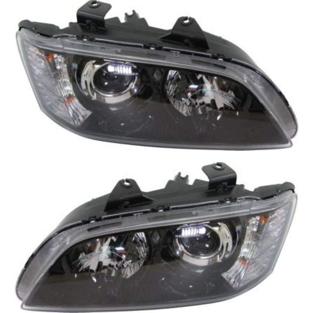 Left headlamp assembly composite new aftermarket replacement Pontiac G8 2008-2009