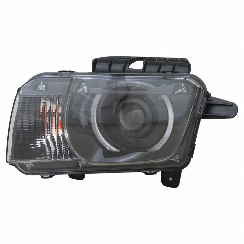 Left headlamp assembly composite new CAPA certified aftermarket Chevrolet Camaro 2010-2015