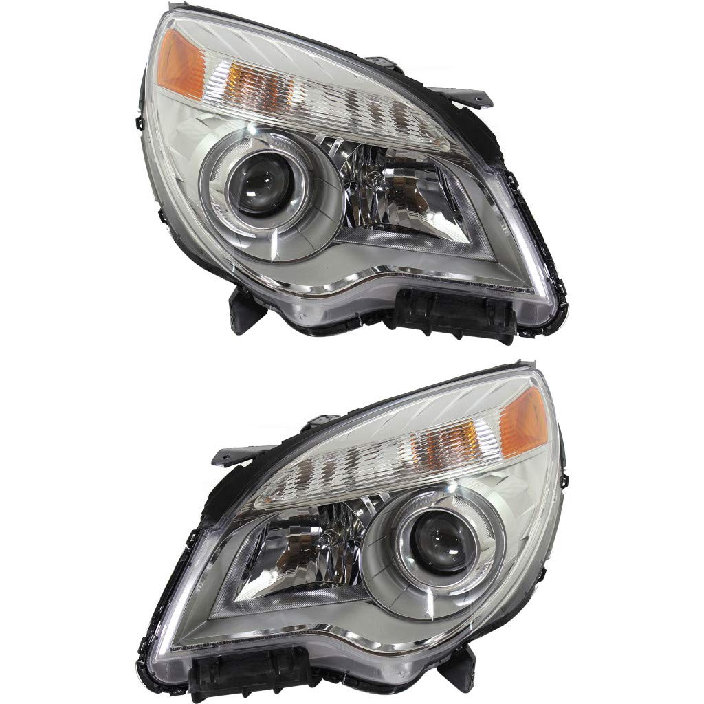 Left headlamp assembly composite used genuine OEM Chevrolet Equinox 2010-2015