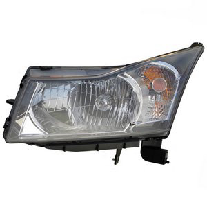 Left headlamp assembly composite new aftermarket replacement Chevrolet Cruze 2011-2012