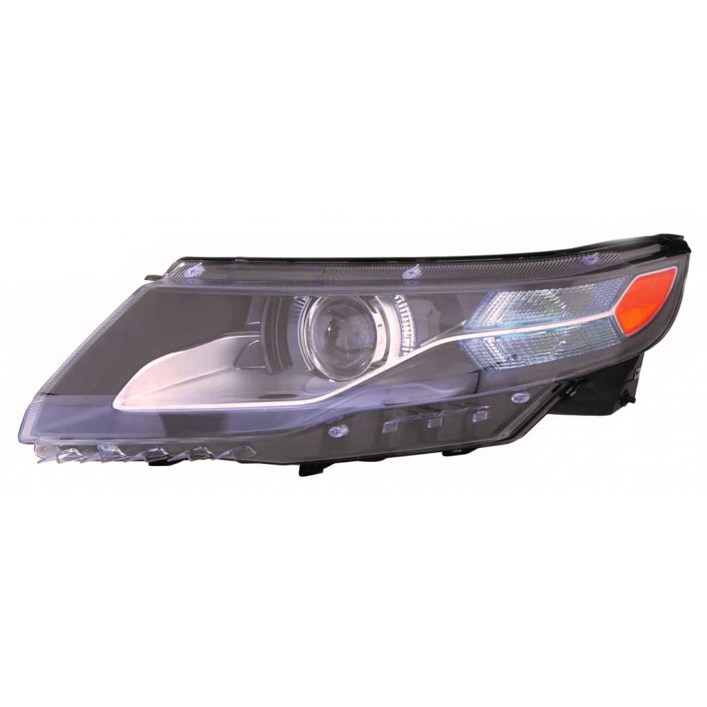Left headlamp assembly composite new CAPA certified aftermarket Chevrolet Volt 2011-2015