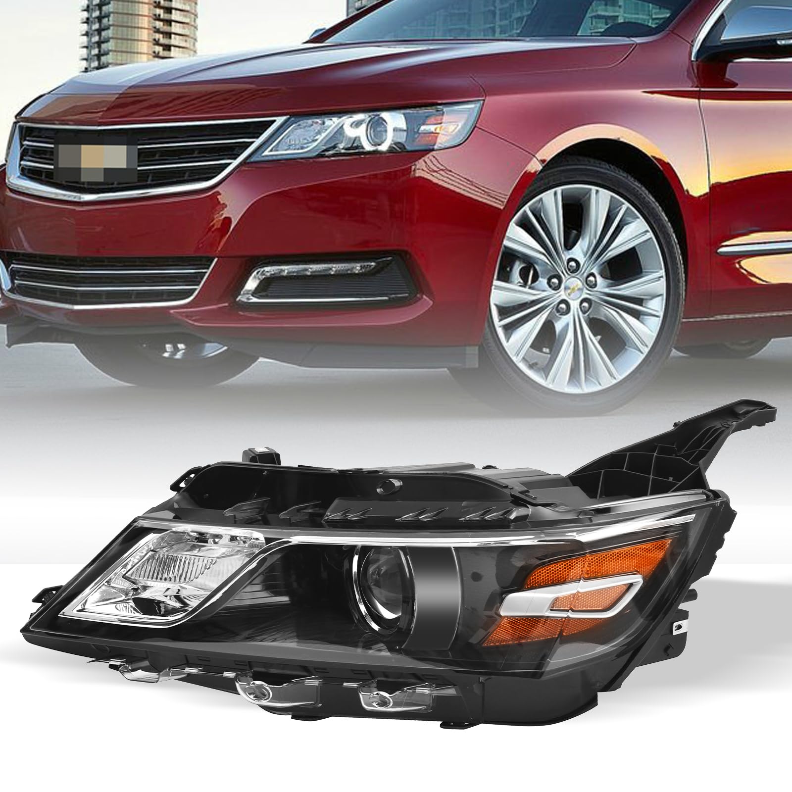 Faro izquierdo nuevo aftermarket certificado CAPA Chevrolet Impala 2014