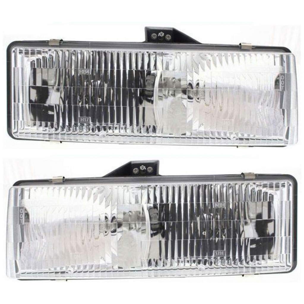 Right headlamp assembly composite new aftermarket replacement Chevrolet Astro 1995-2005