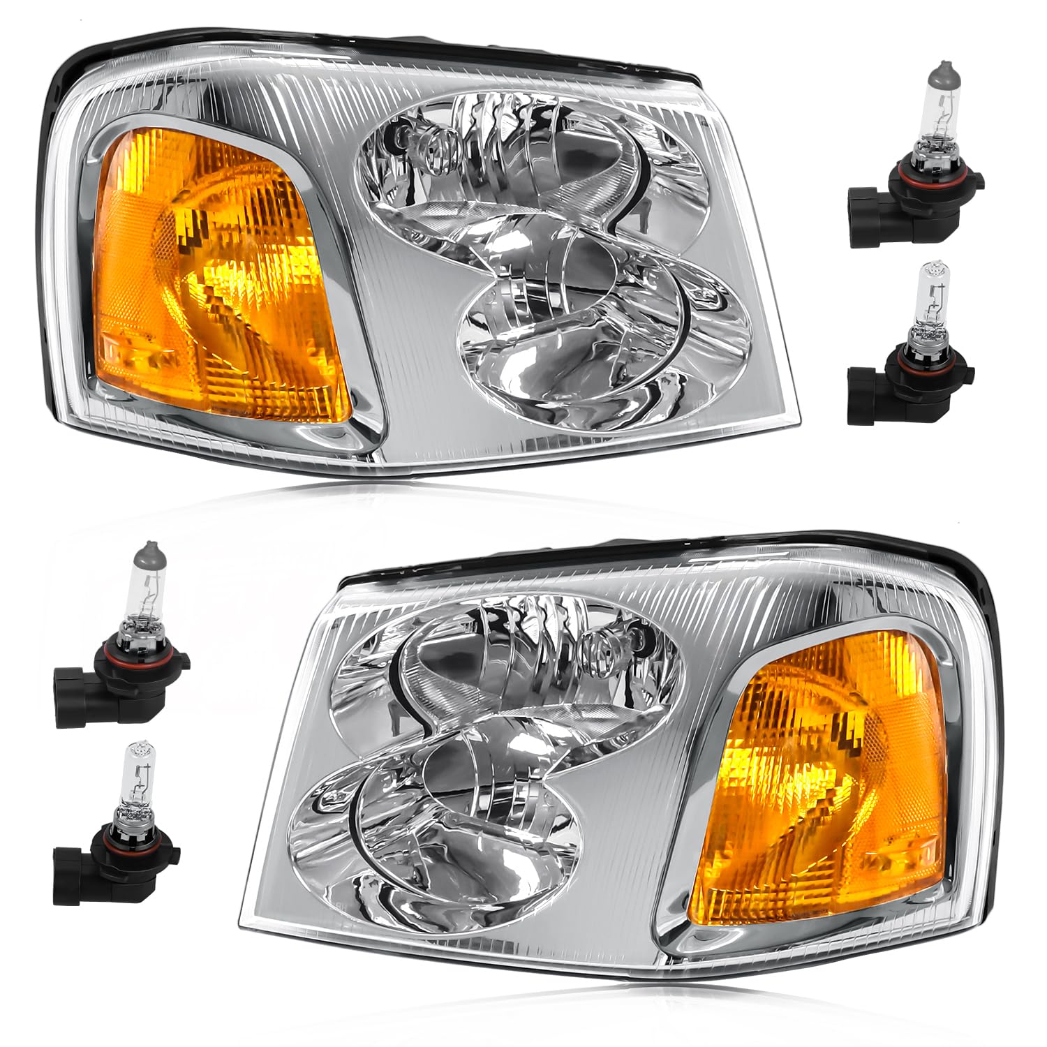 Faro derecho nuevo de reemplazo (aftermarket) GMC Envoy 2002-2009