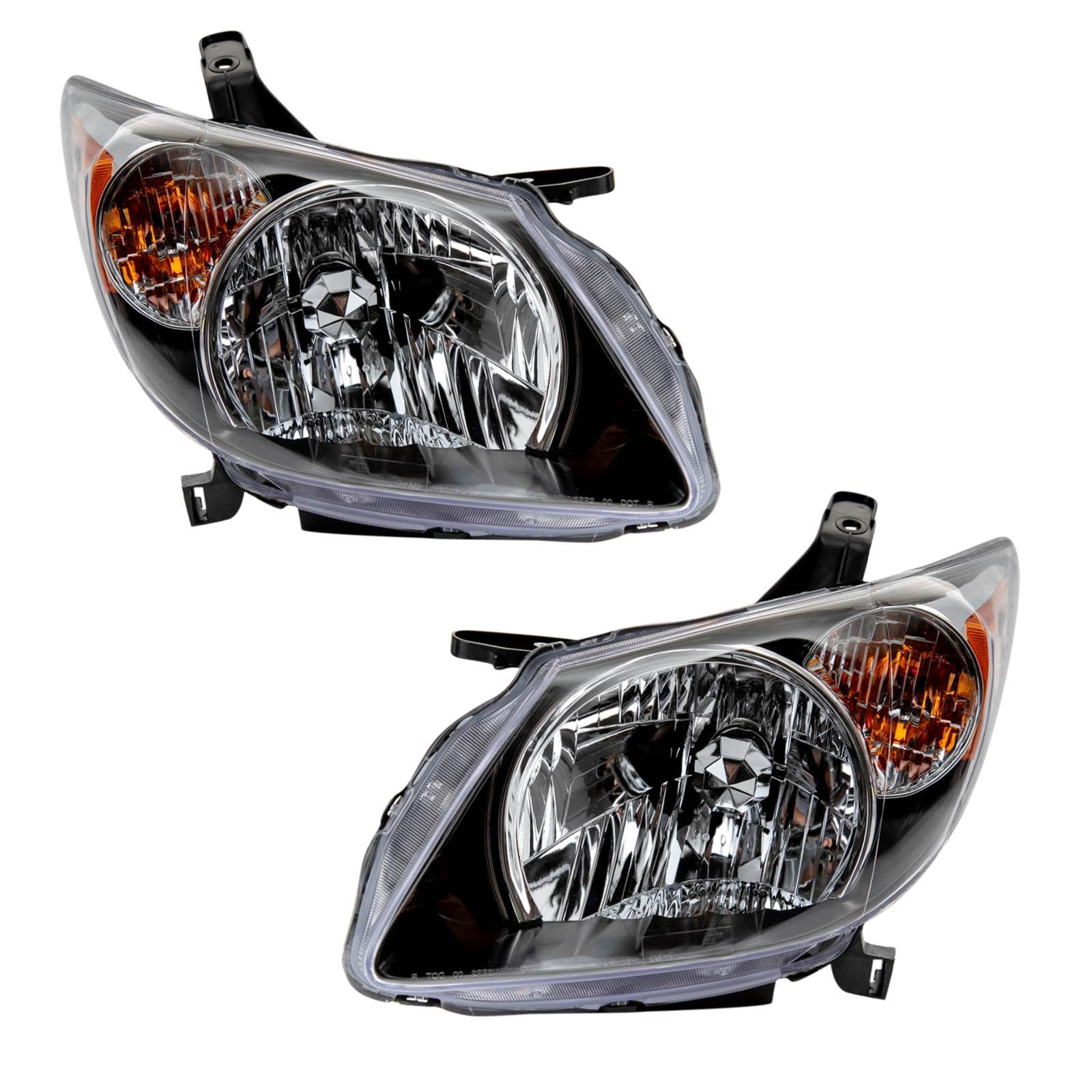 Right headlamp assembly composite used genuine OEM Pontiac Vibe 2003-2004