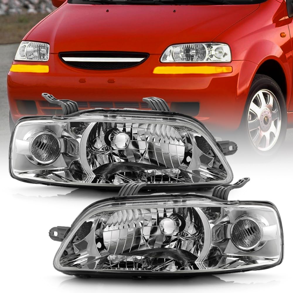Faro derecho nuevo aftermarket certificado CAPA Chevrolet Aveo 2004-2008