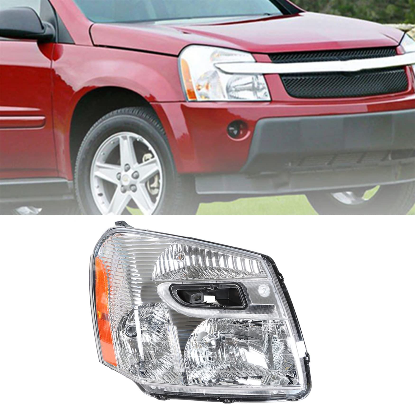 Phare droit neuf certifié CAPA Chevrolet Equinox 2005-2009 (Right headlamp assembly composite)