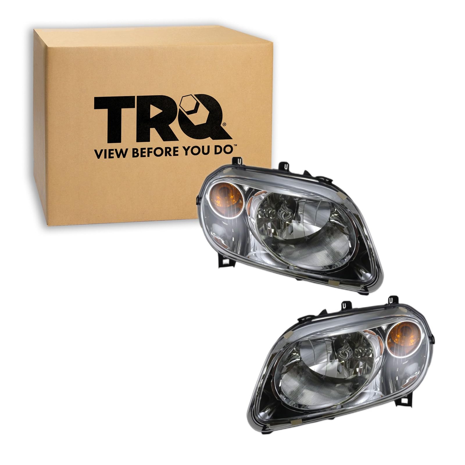 Right headlamp assembly composite new CAPA certified aftermarket Chevrolet HHR 2006-2011
