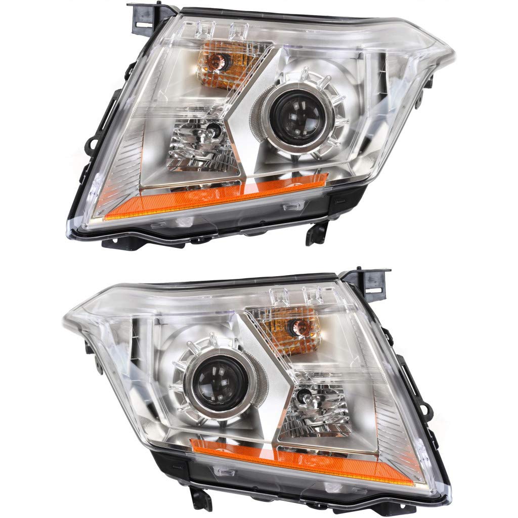 Right headlamp assembly composite used genuine OEM Cadillac SRX 2010-2013