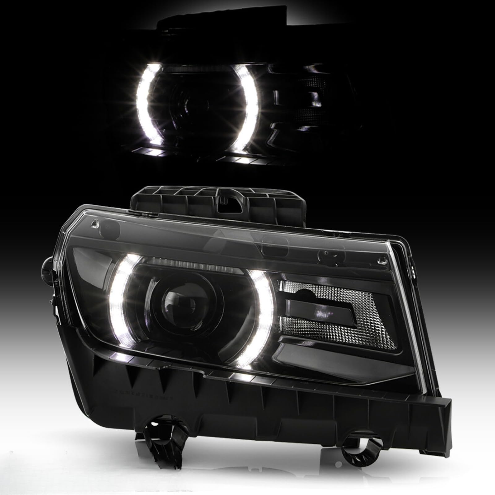 Right headlamp assembly composite new aftermarket replacement Chevrolet Camaro 2014-2015