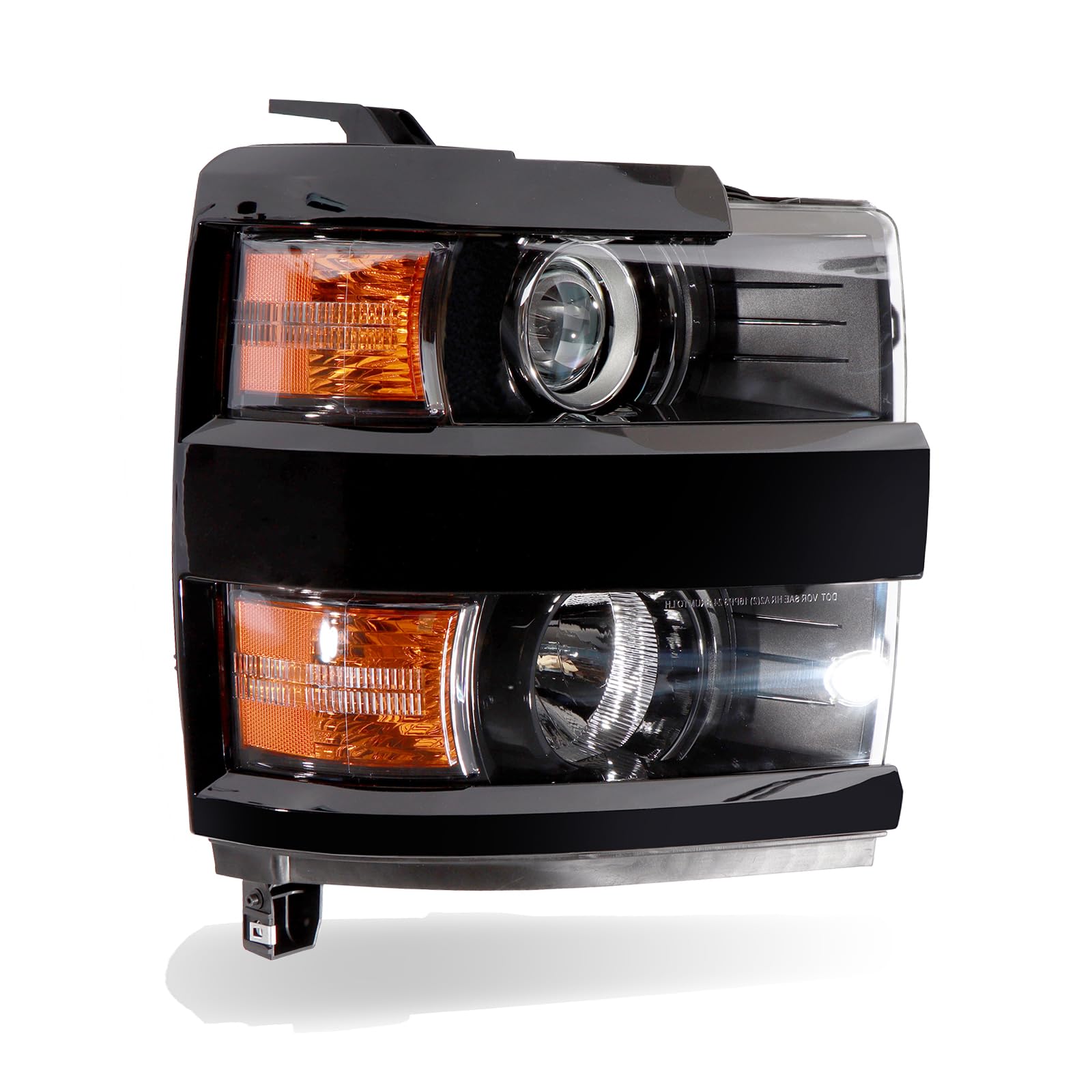 Right headlamp assembly composite new aftermarket replacement Chevrolet Silverado 2500 HD 2015-2019