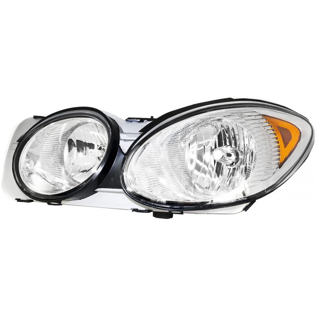 Left headlamp lens/housing new CAPA certified aftermarket Buick Allure 2005-2007