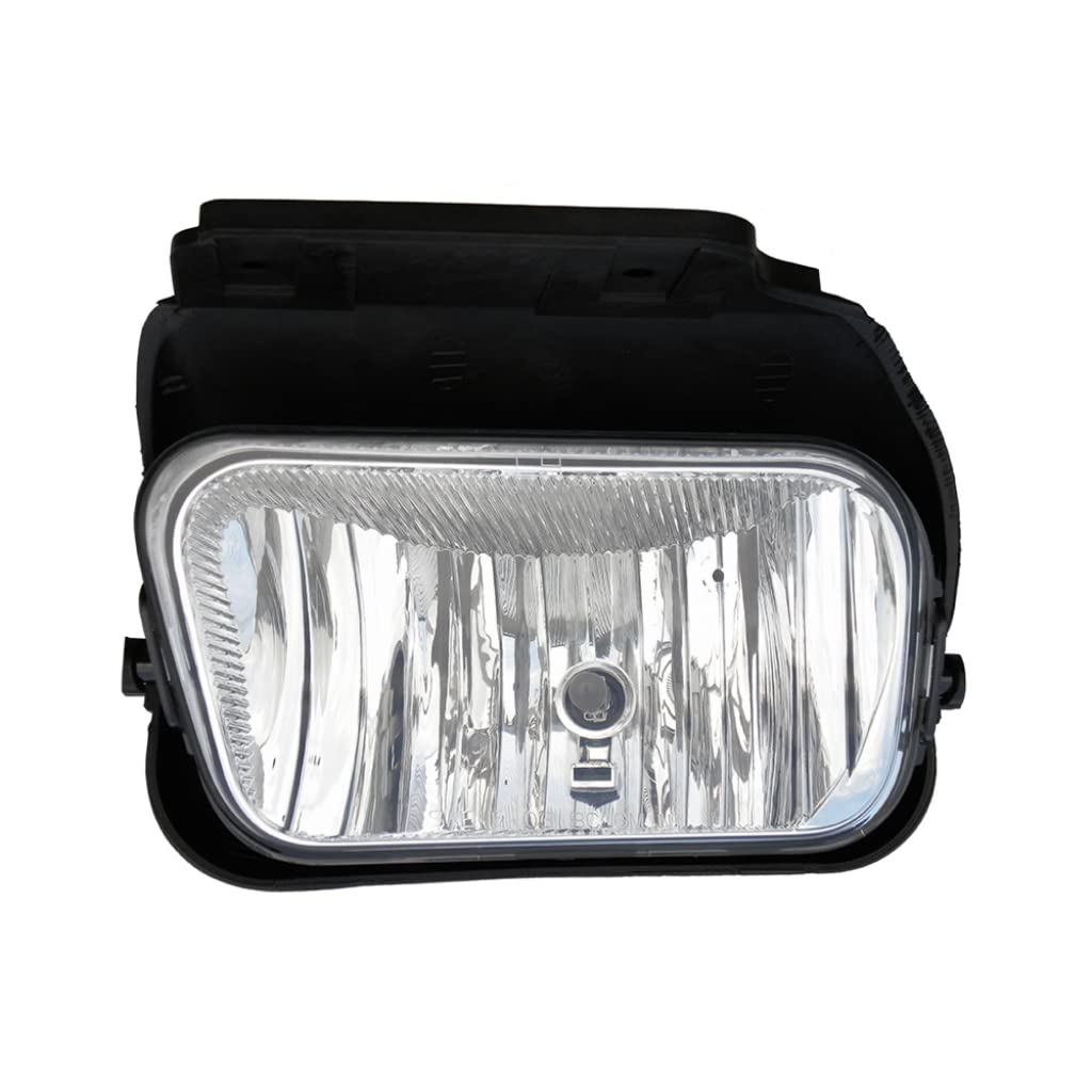 Left fog lamp assembly new aftermarket replacement Chevrolet Silverado 1500 2004-2006