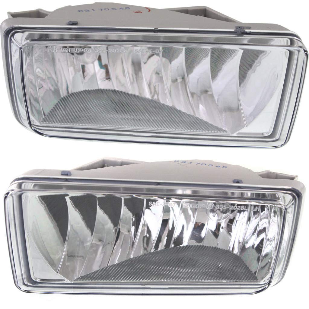Left fog lamp assembly new CAPA certified aftermarket Chevrolet Suburban 2015-2020