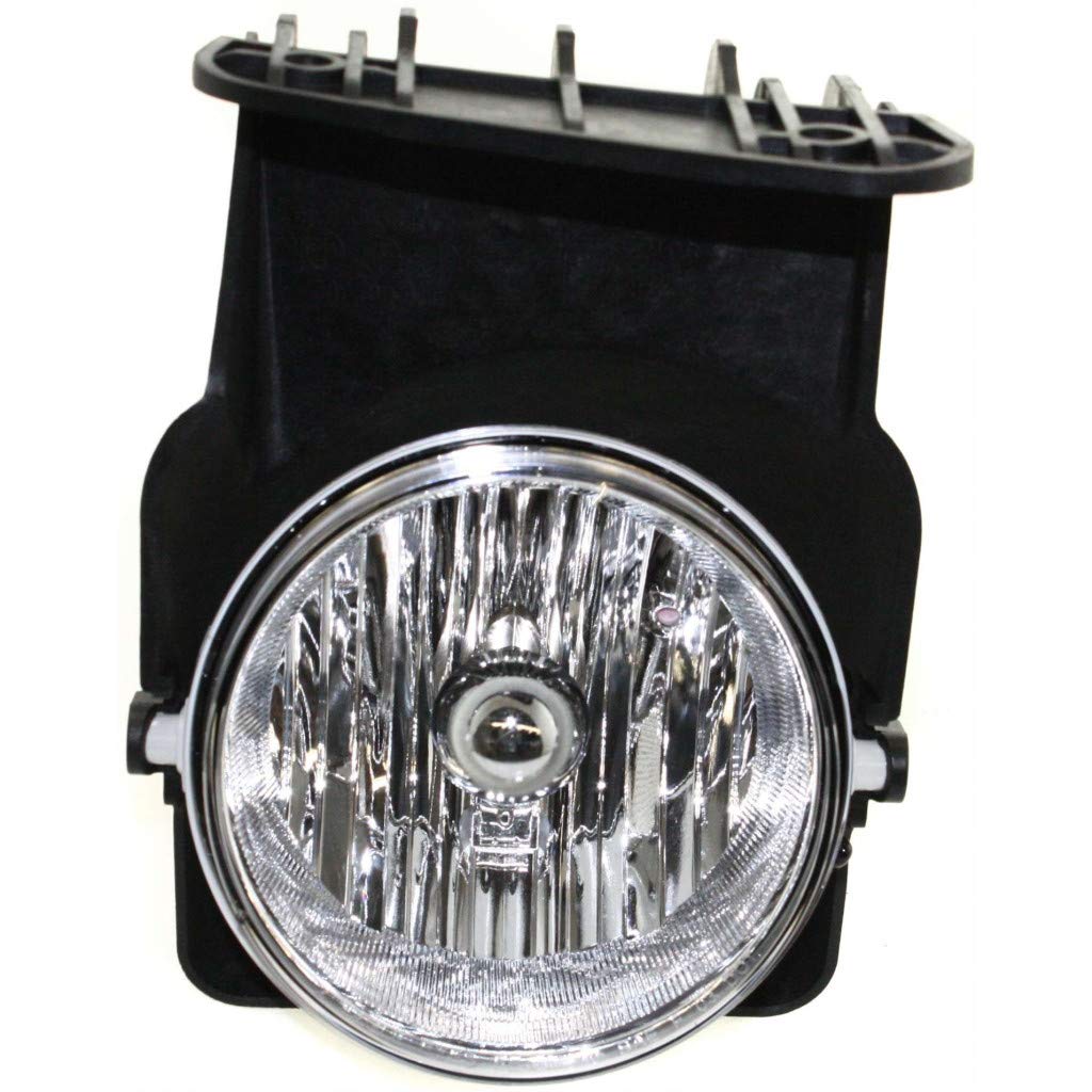 Right fog lamp assembly new aftermarket replacement GMC Sierra 1500 2003-2004