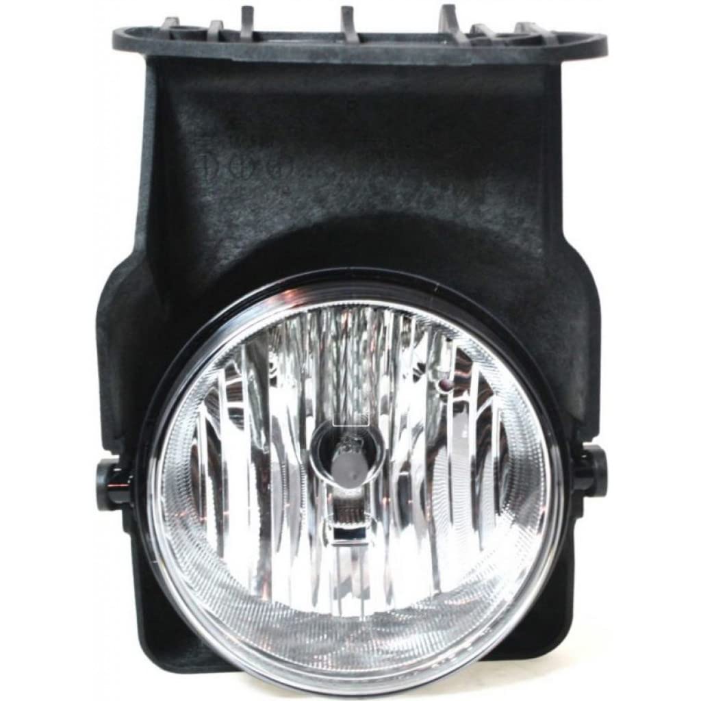 Right fog lamp assembly new aftermarket replacement GMC Sierra 1500 2005-2006