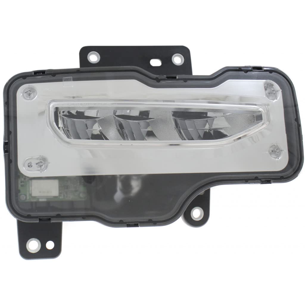 Right fog lamp assembly new aftermarket replacement GMC Sierra 1500 2016-2018