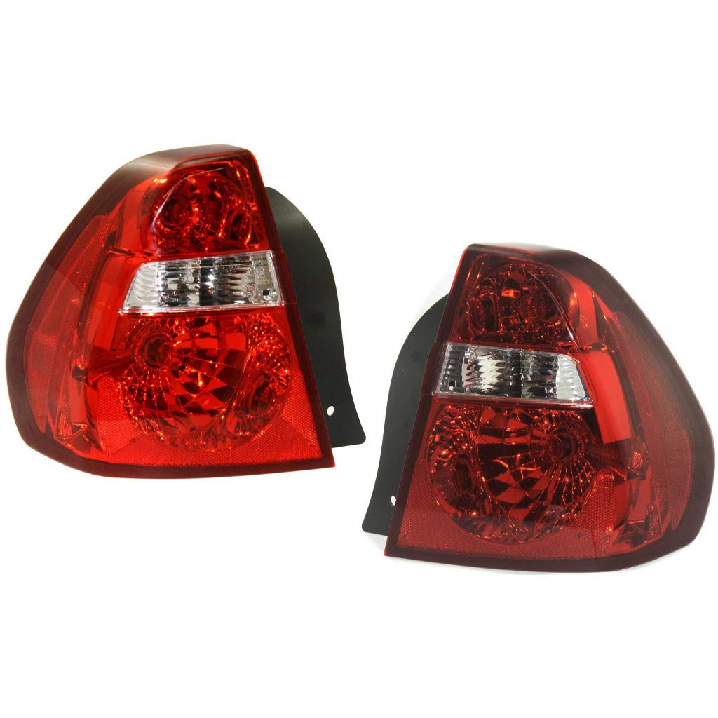 Left taillamp assembly new CAPA certified aftermarket Chevrolet Malibu 2004-2008