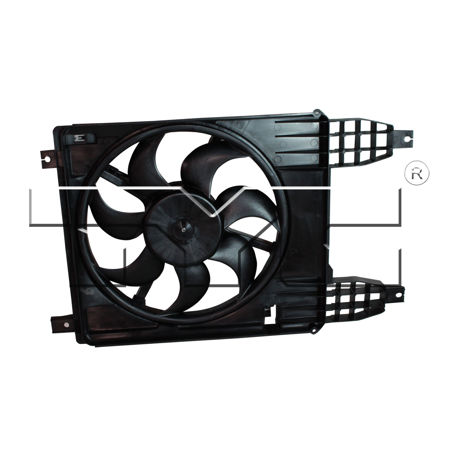 Radiateur neuf de remplacement (aftermarket) Chevrolet Aveo 2009-2011 (Radiator cooling fan assembly)