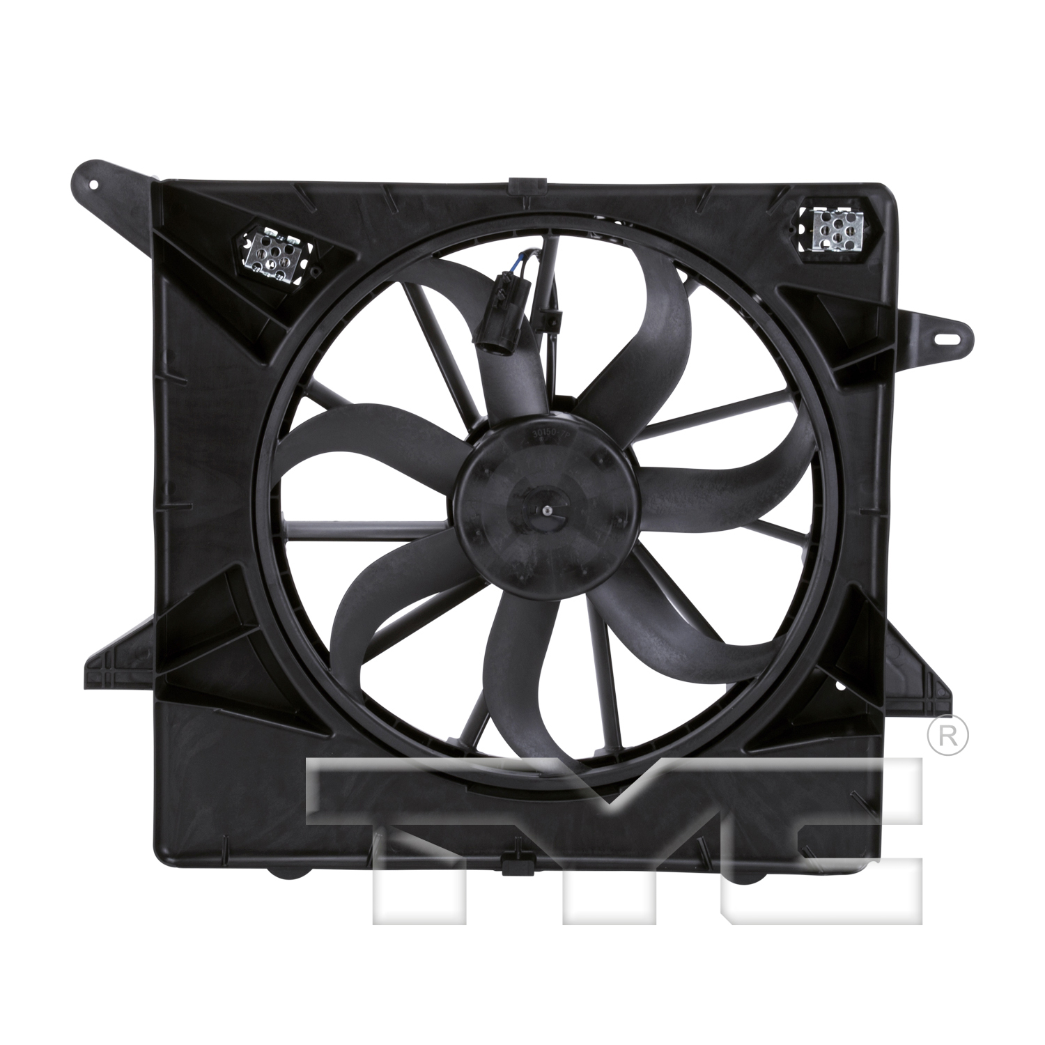 Radiateur neuf de remplacement (aftermarket) Cadillac SRX 2010-2016 (Radiator cooling fan assembly)