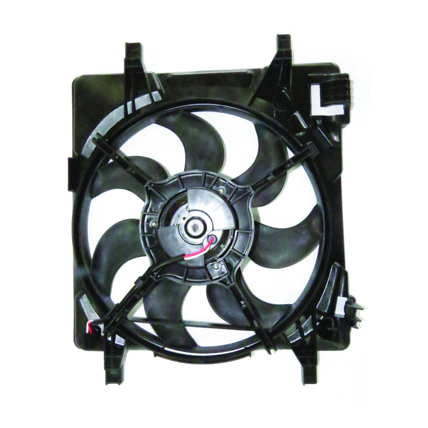 Radiator cooling fan assembly new aftermarket replacement Chevrolet Spark 2013-2015