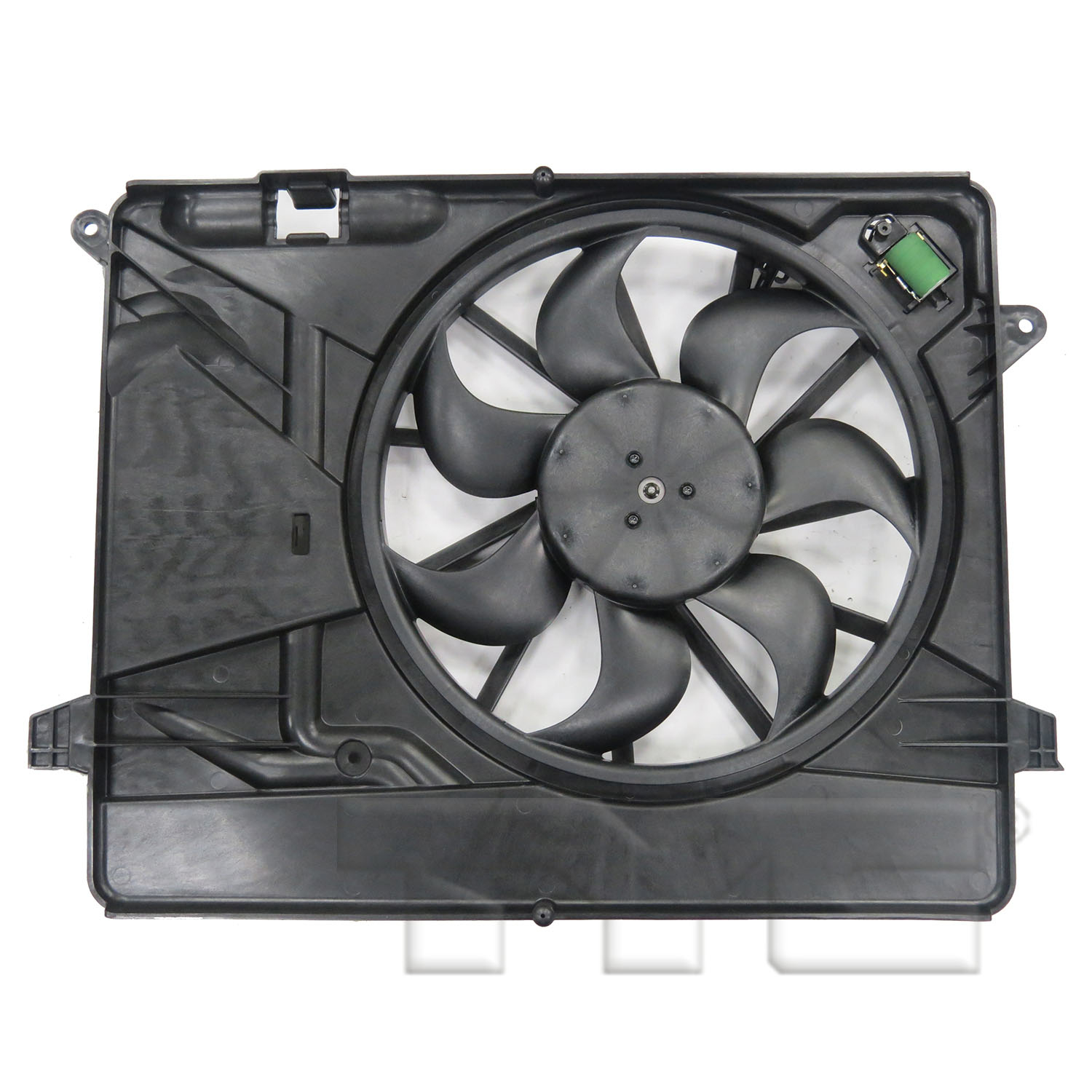 Radiator cooling fan assembly new aftermarket replacement Buick Encore 2013-2021
