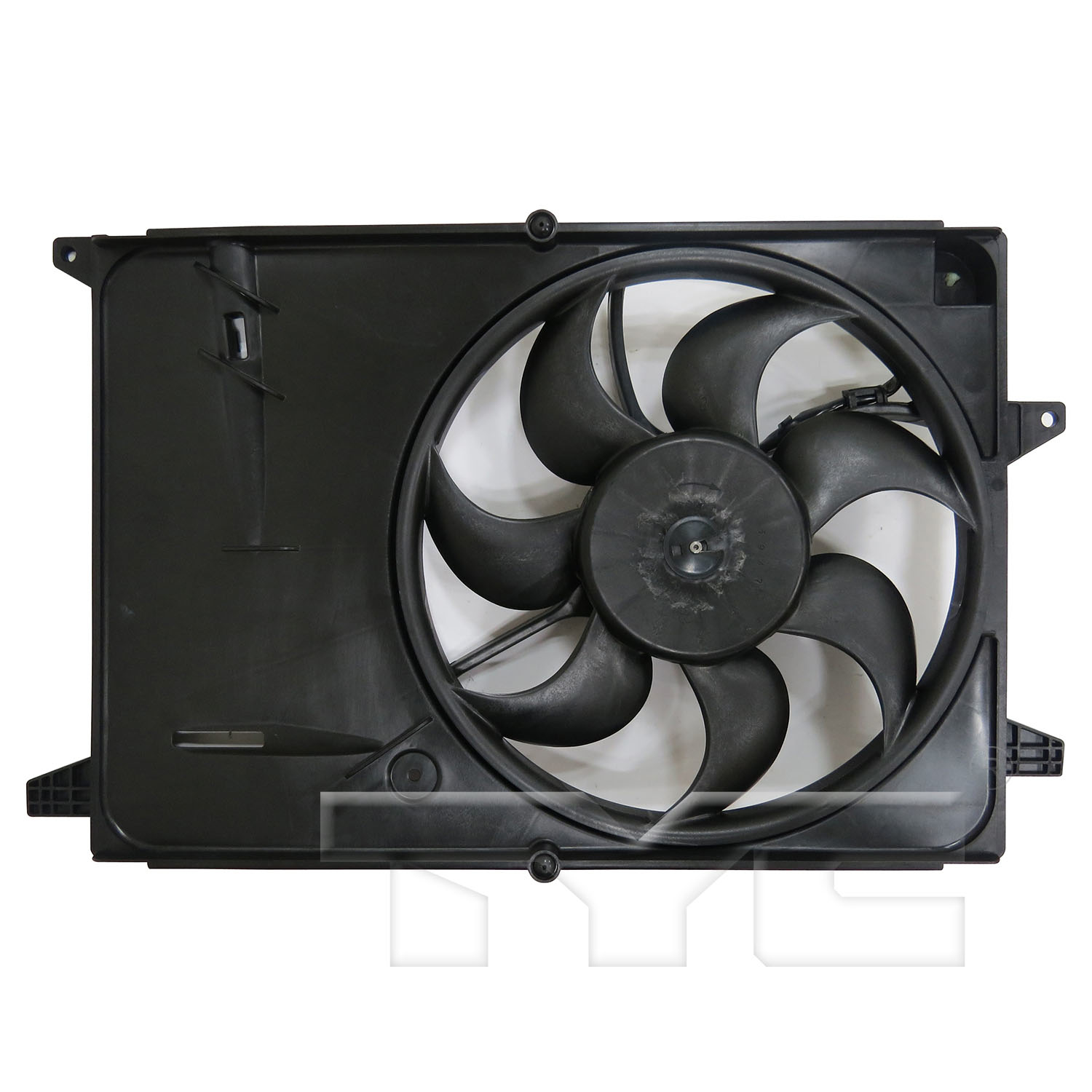 Radiator cooling fan assembly new aftermarket replacement Chevrolet Spark 2016-2022