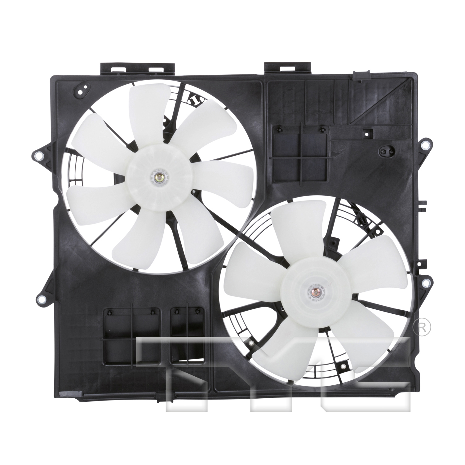 Condenser fan/motor assembly new aftermarket replacement Cadillac SRX 2004-2008