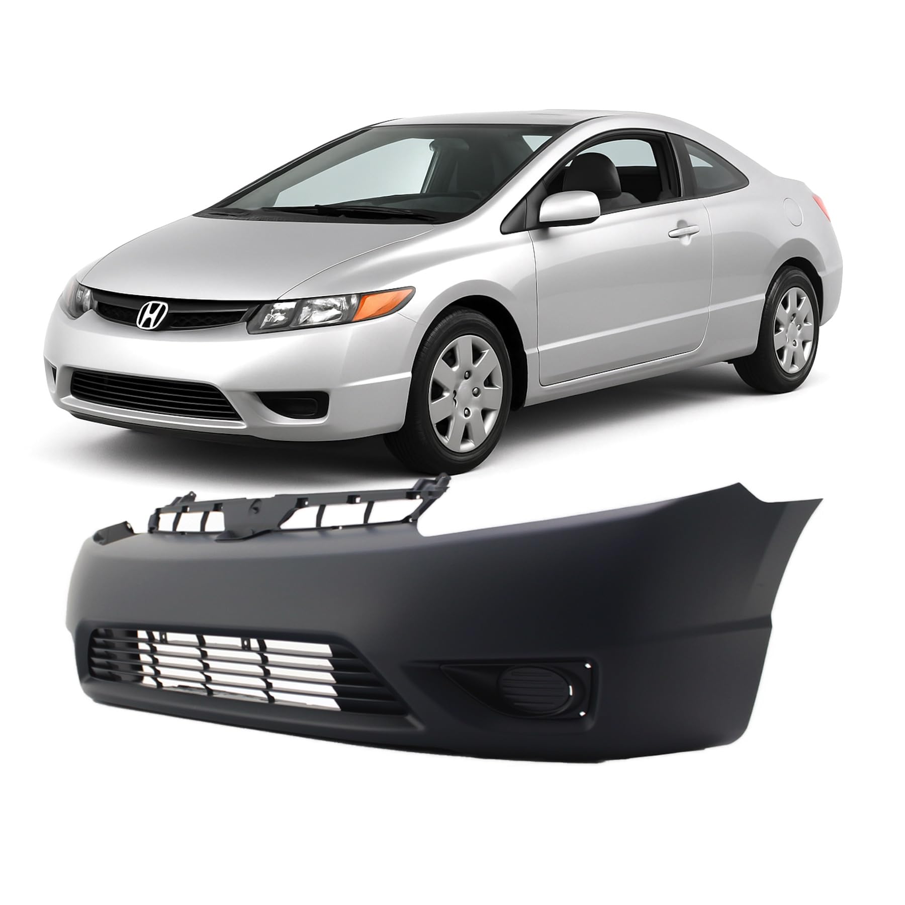 Front bumper cover used genuine OEM Honda Civic 2006-2008