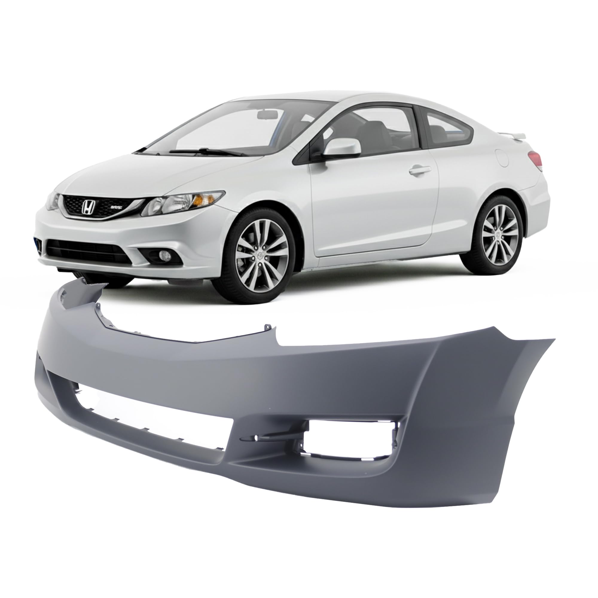 Front bumper cover used genuine OEM Honda Civic 2009-2011