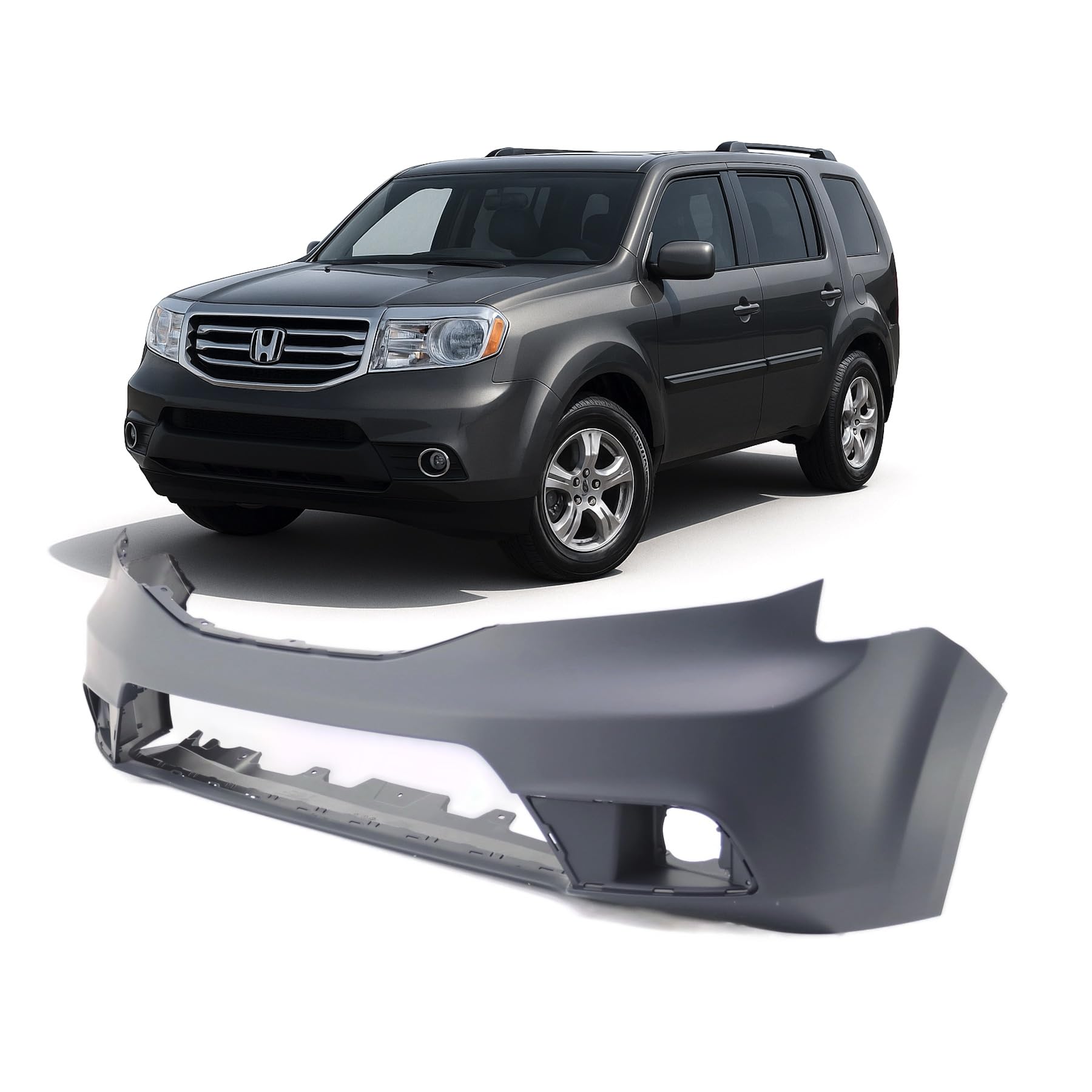 Front bumper cover used genuine OEM Honda Pilot 2012-2015