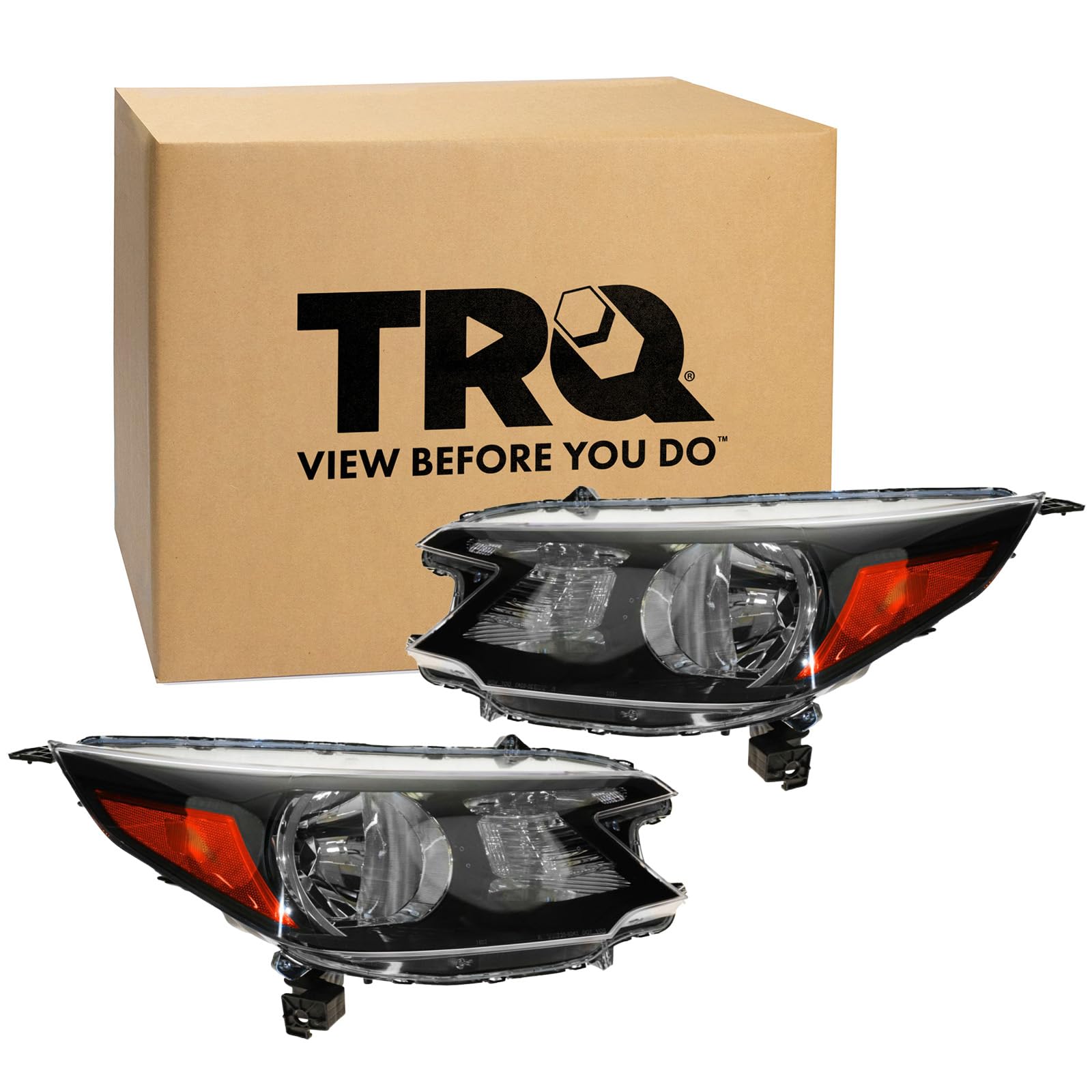 Left headlamp assembly composite used genuine OEM Honda CR-V 2012-2014