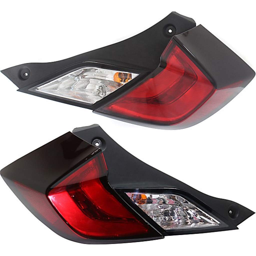 Left taillamp assembly used genuine OEM Honda Civic 2016-2020