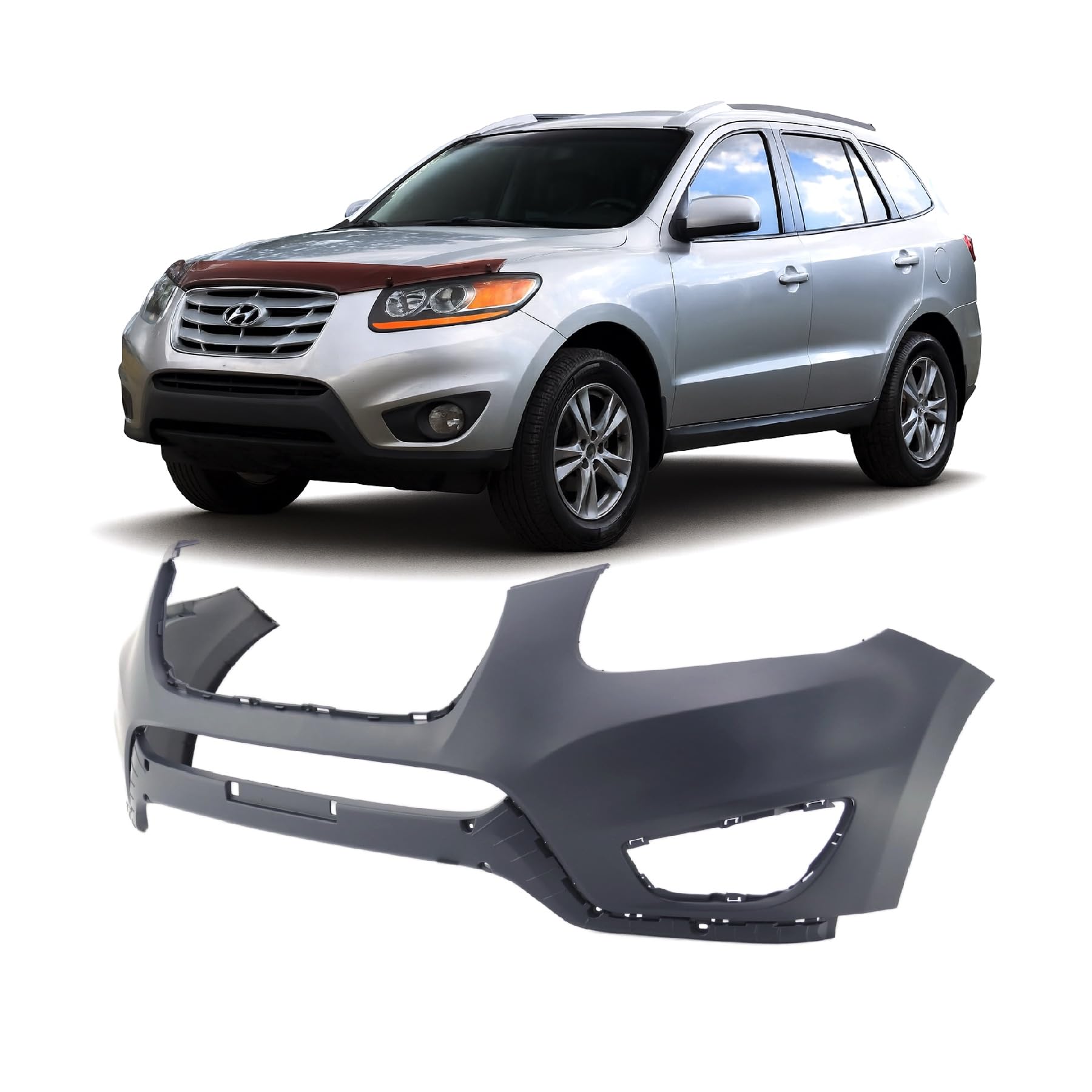 Defensa (parachoques) delantera usada original (OEM) Hyundai Santa FE 2010-2012