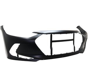 Front bumper cover new aftermarket replacement Hyundai Elantra 2017-2018