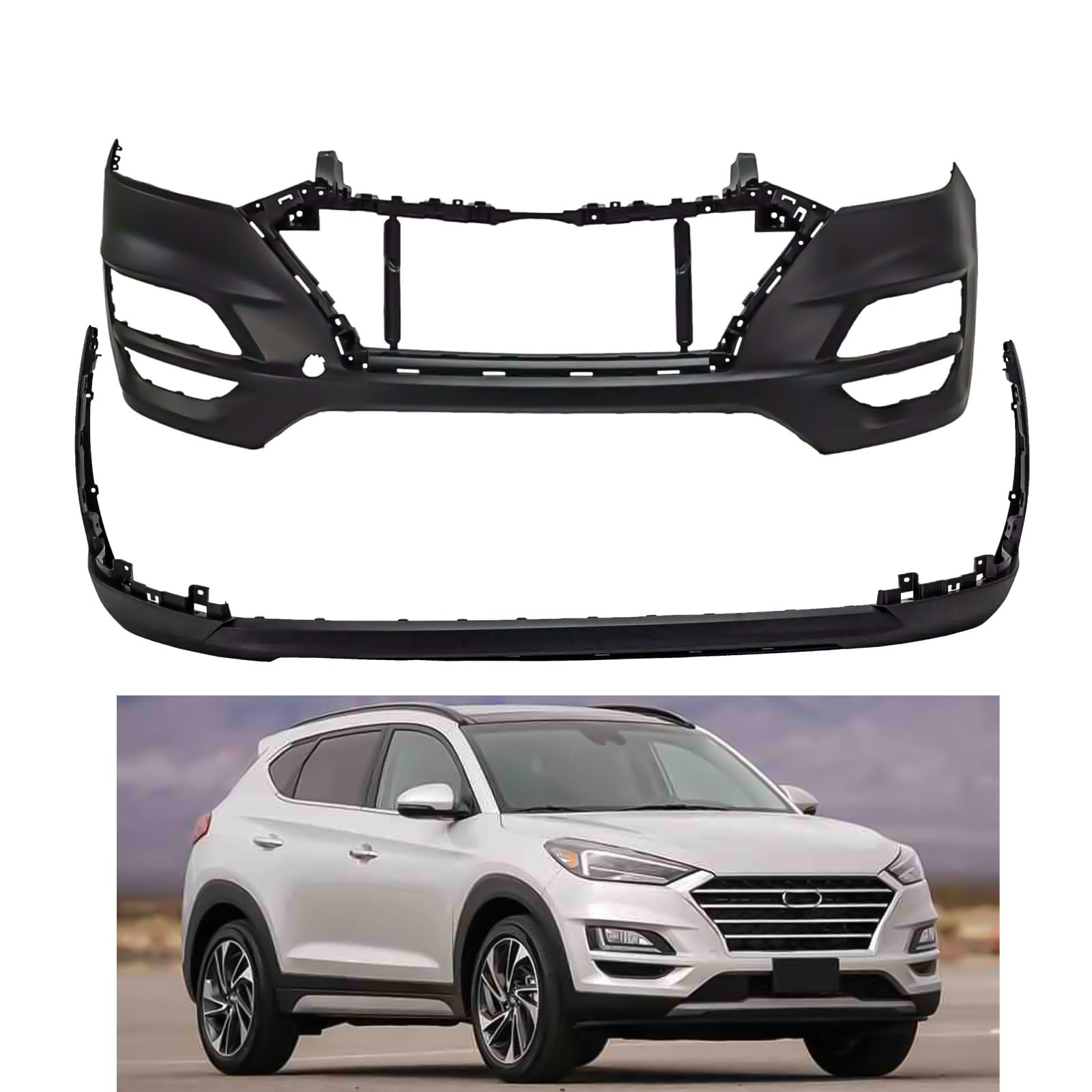 Front bumper cover used genuine OEM Hyundai Tucson 2019-2021