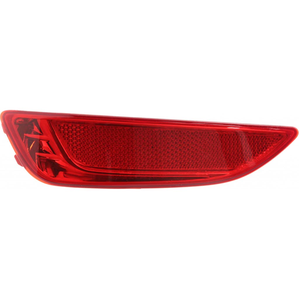 Left rear bumper reflector new CAPA certified aftermarket Hyundai Accent 2012-2017