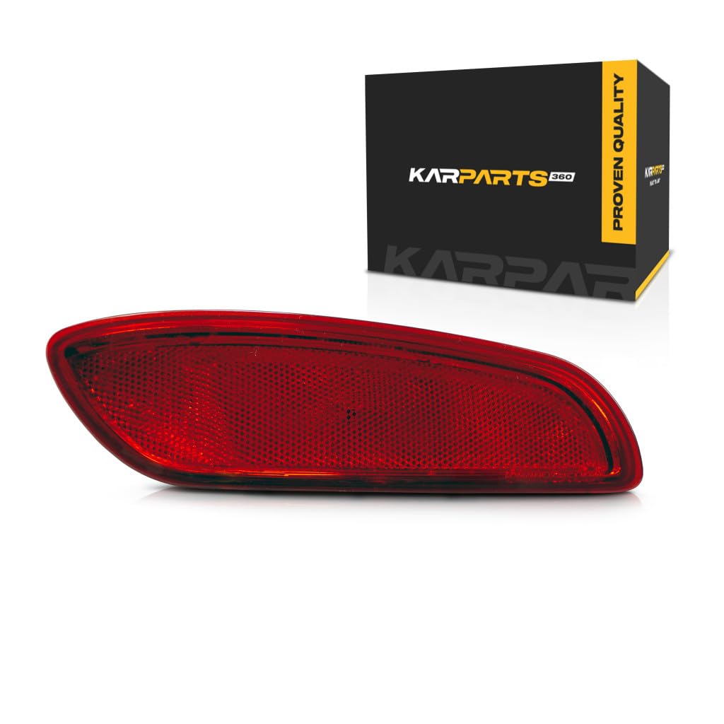 Left rear bumper reflector new aftermarket replacement Hyundai Santa FE 2010-2012