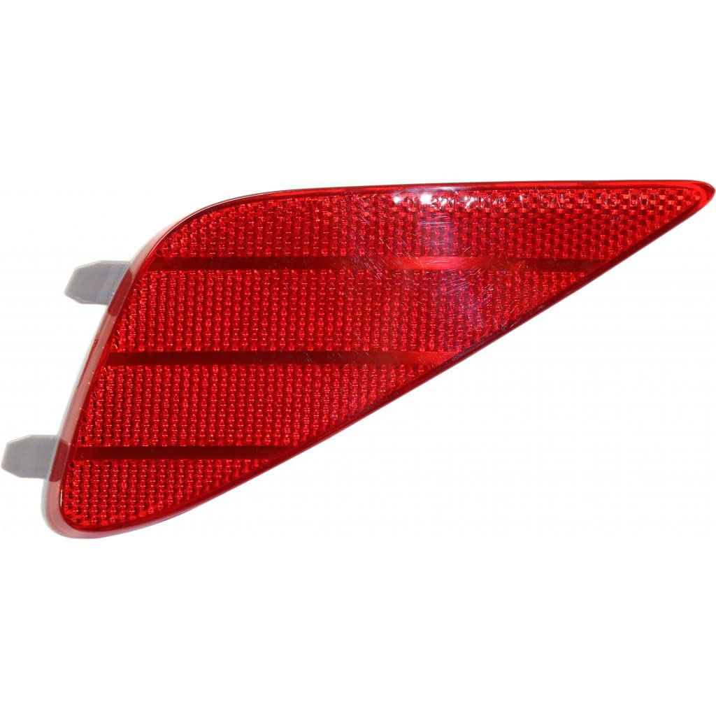 Left rear bumper reflector new CAPA certified aftermarket Hyundai Sonata 2011-2015