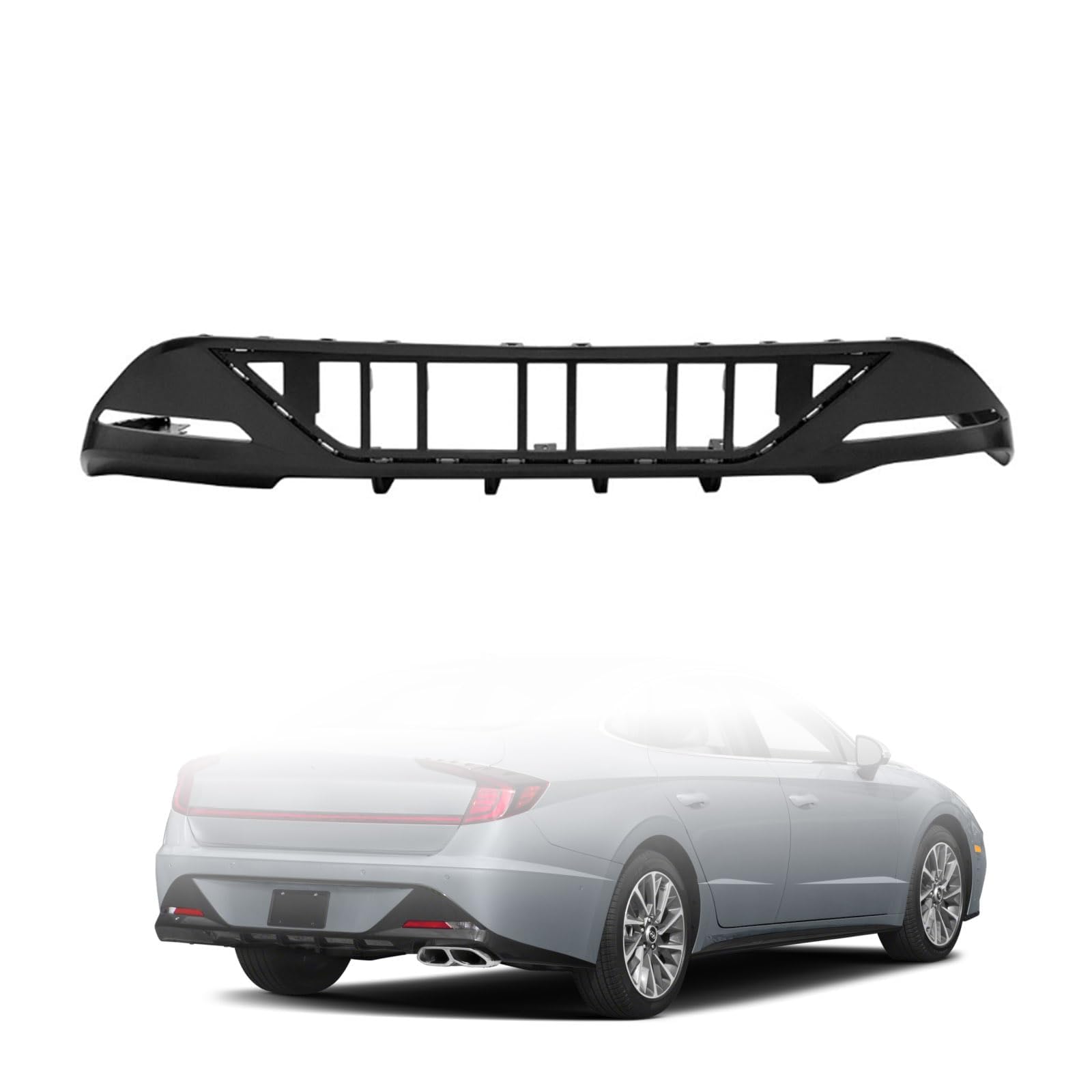 Rear bumper valance panel new aftermarket replacement Hyundai Sonata 2020-2022