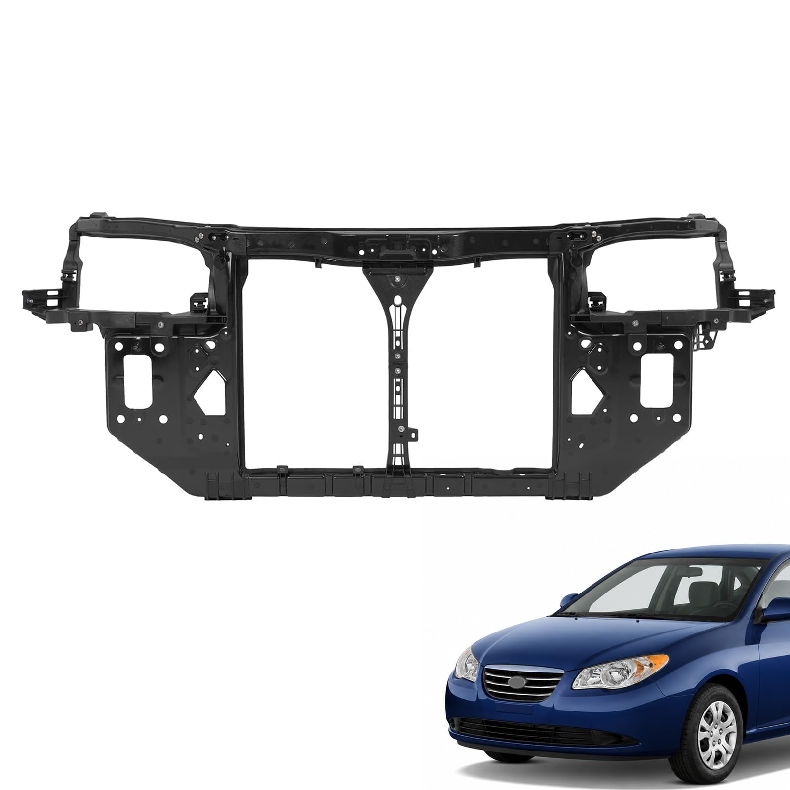 Radiator support new aftermarket replacement Hyundai Elantra 2007-2010