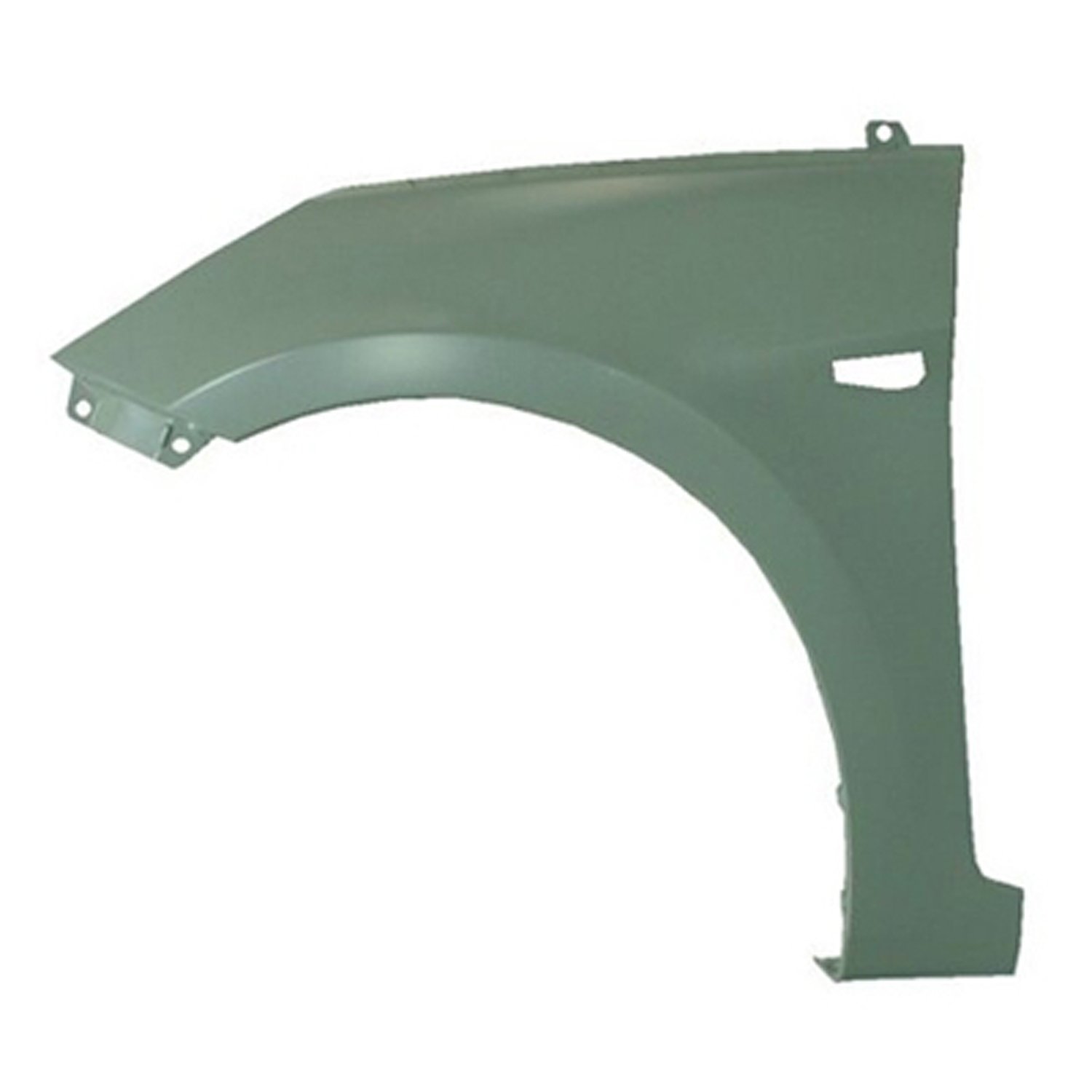 Left front fender assembly new CAPA certified aftermarket Hyundai Accent 2012