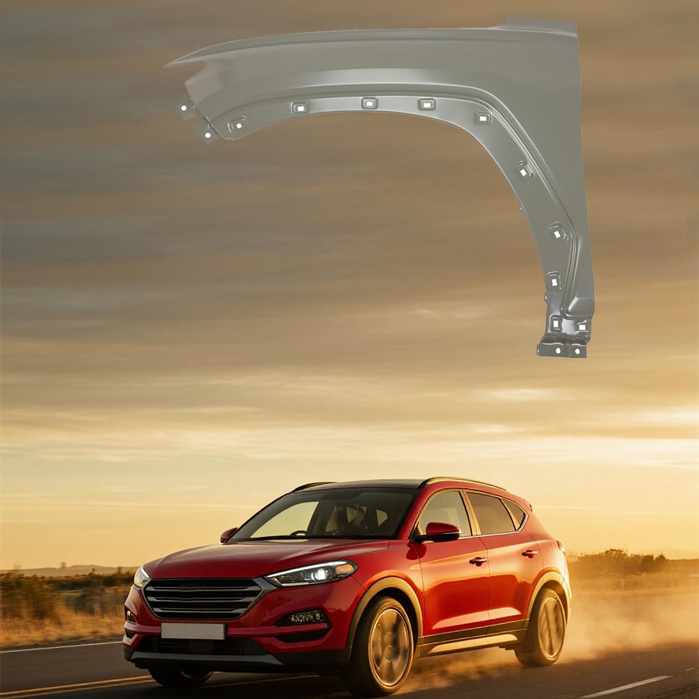 Left front fender assembly new aftermarket replacement Hyundai Tucson 2022-2025